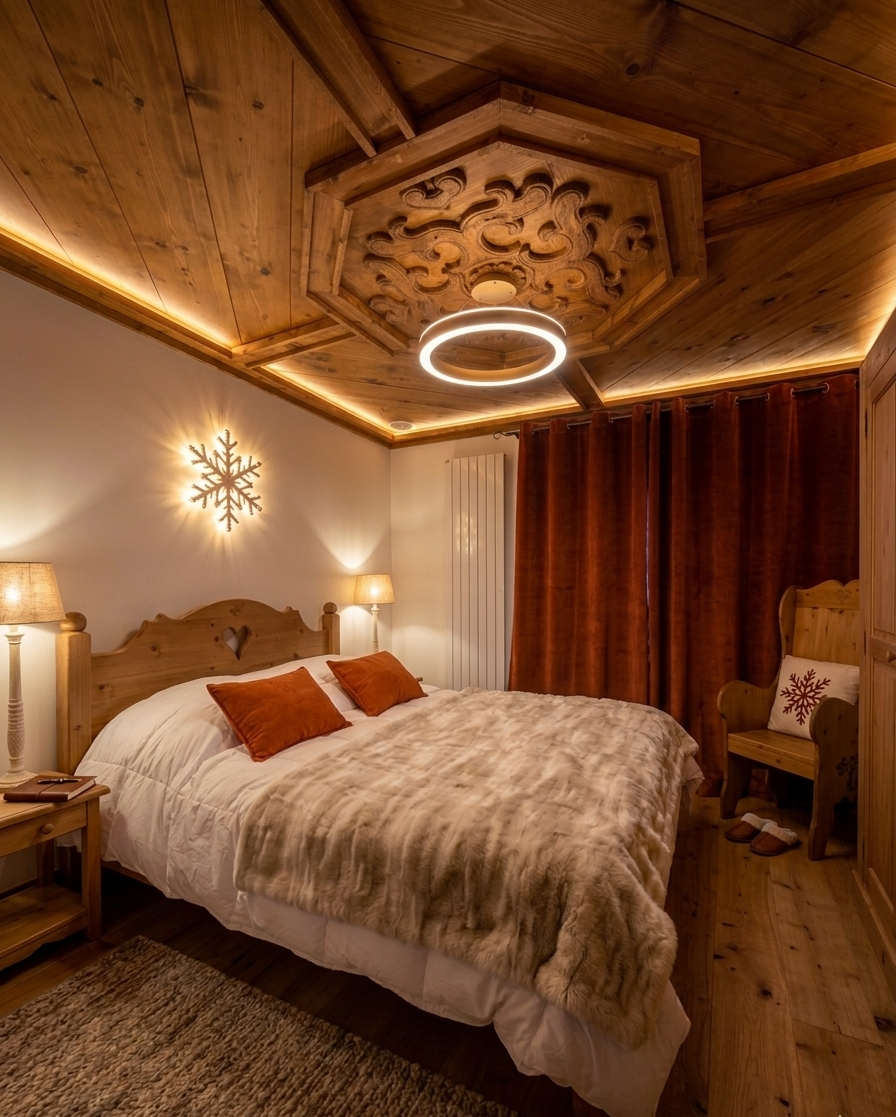Chambre 1 Suite Master — Chalet Le Savoyard