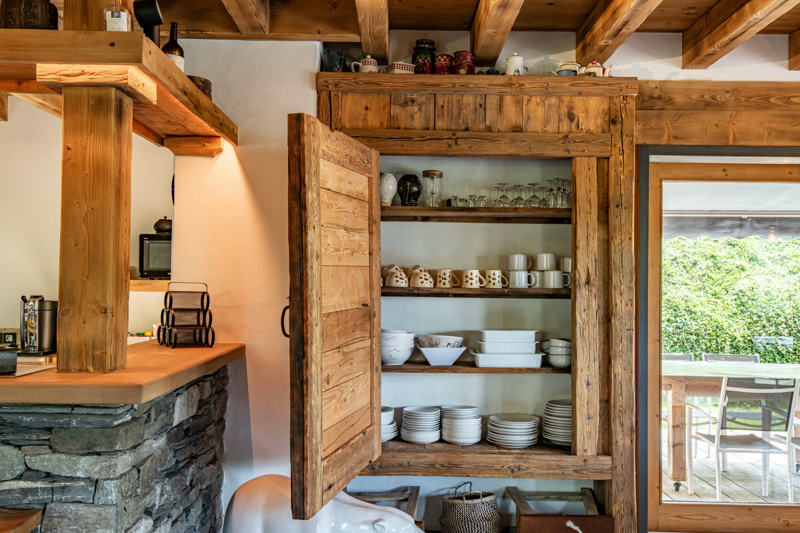 Intérieur salon Chalet Le Cabri