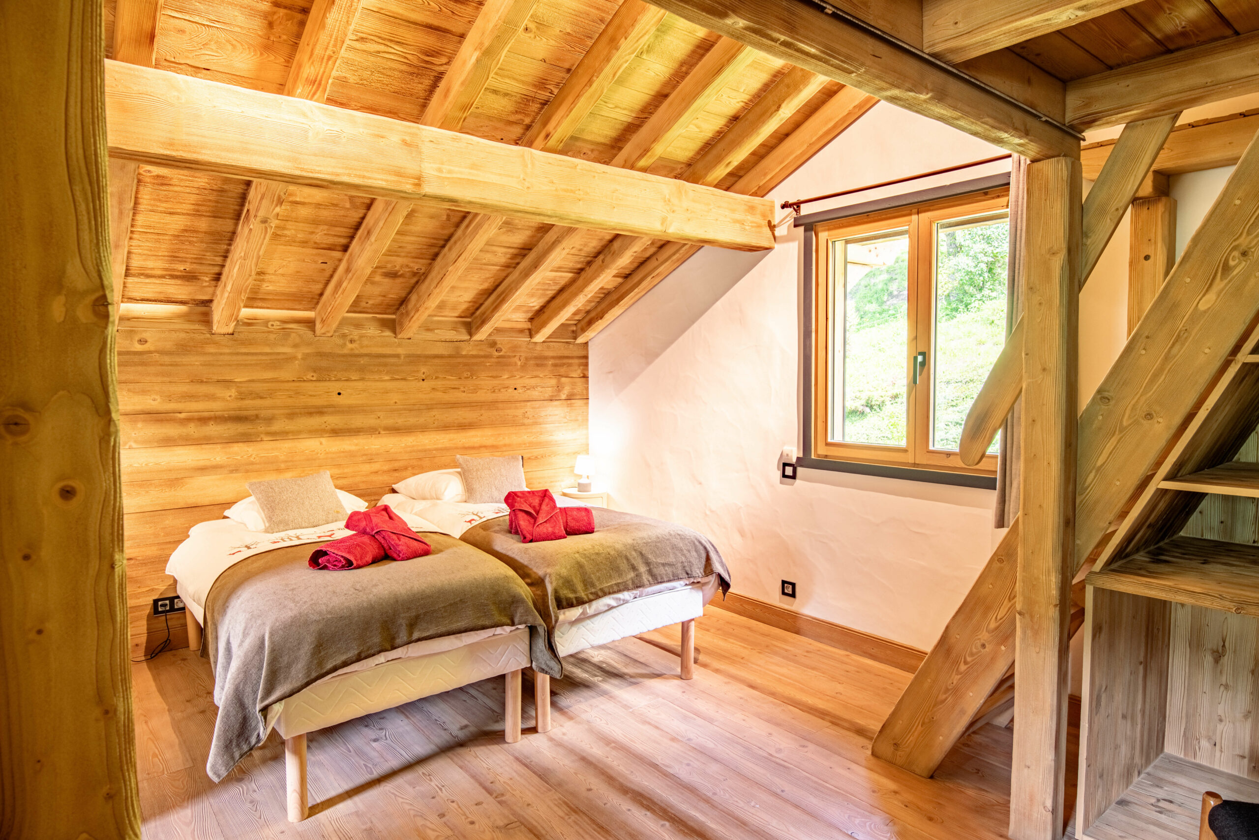 Chambre 3 vue 1 — Chalet Le Cabri