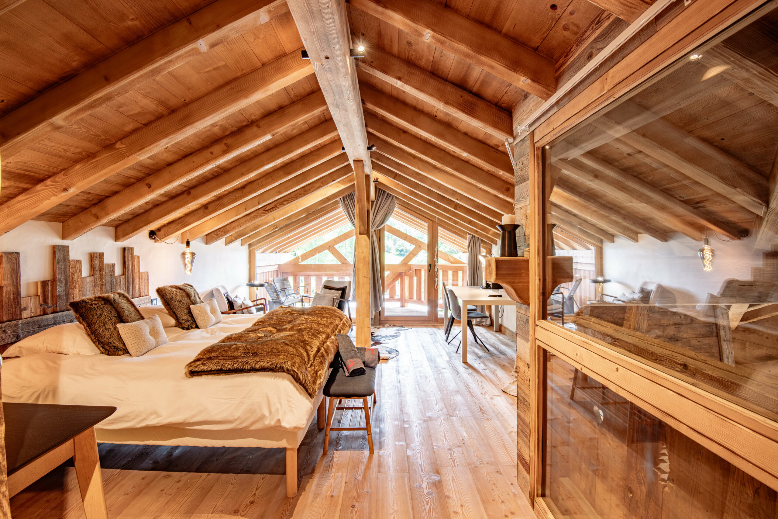 Suite Master vue 1 — Chalet Le Cabri