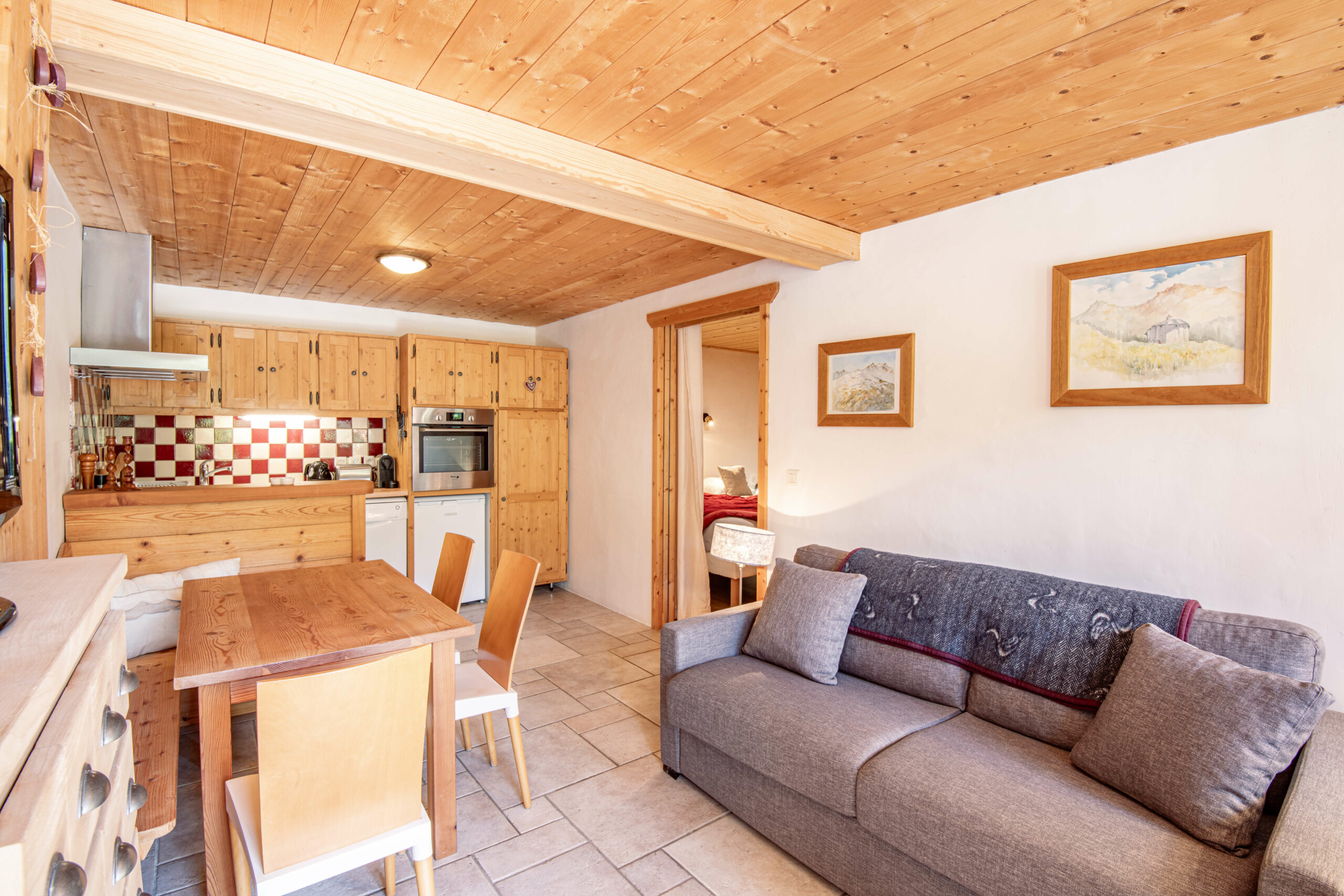 Chambre 6 Studio vue 1 — Chalet Le Cabri
