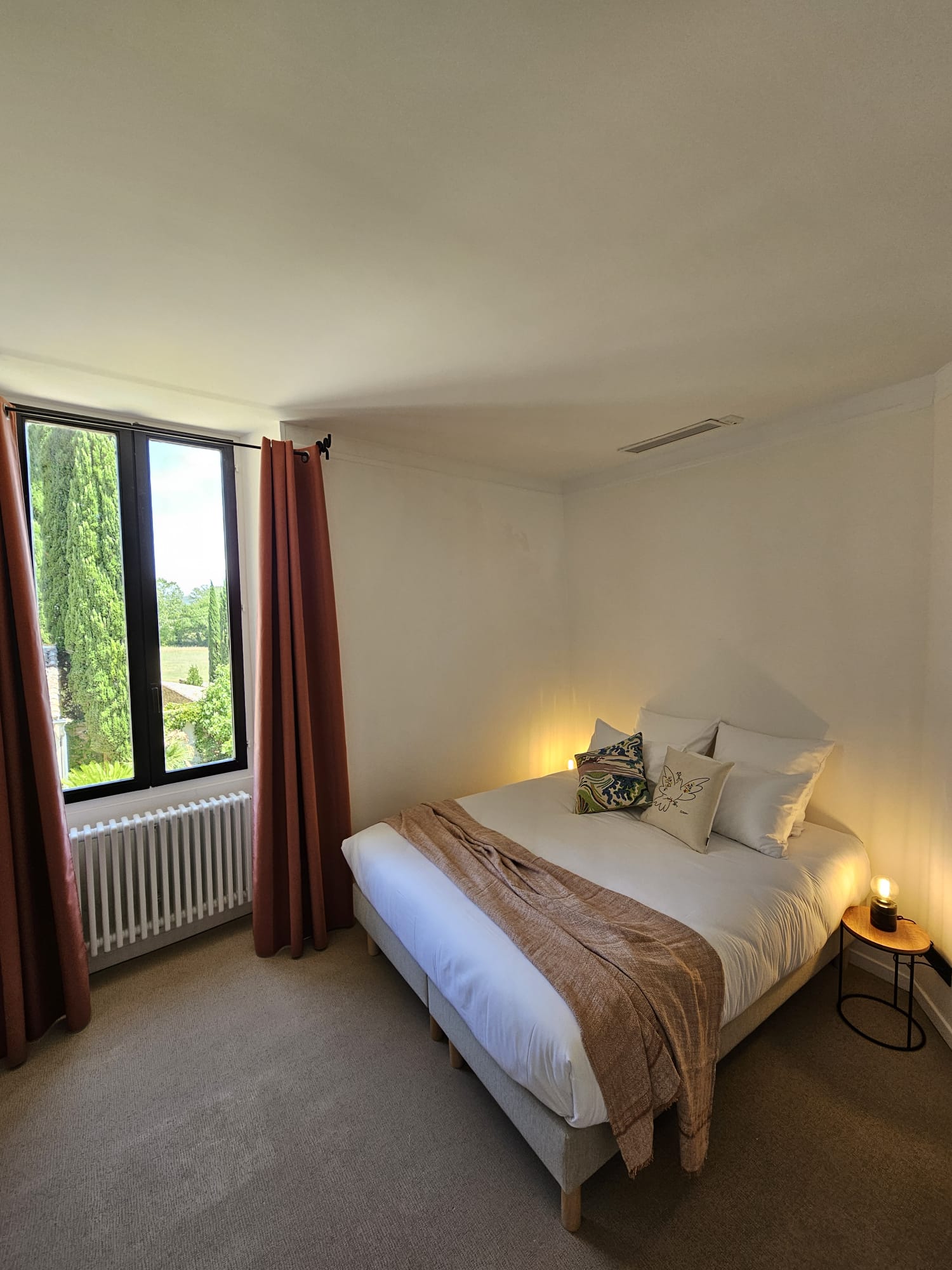 Habitación Aureillac del Château Les Boissières, Gard