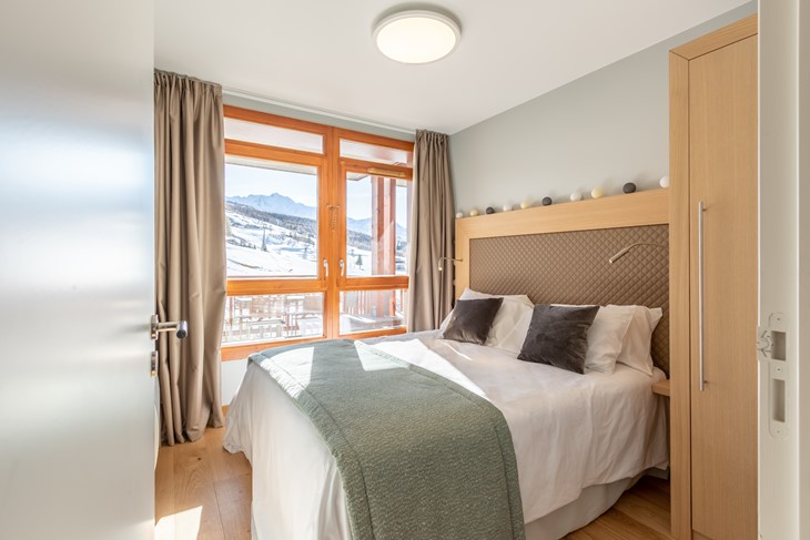 Chambre double vue sur les pistes — Monarque 809, Arc 1800